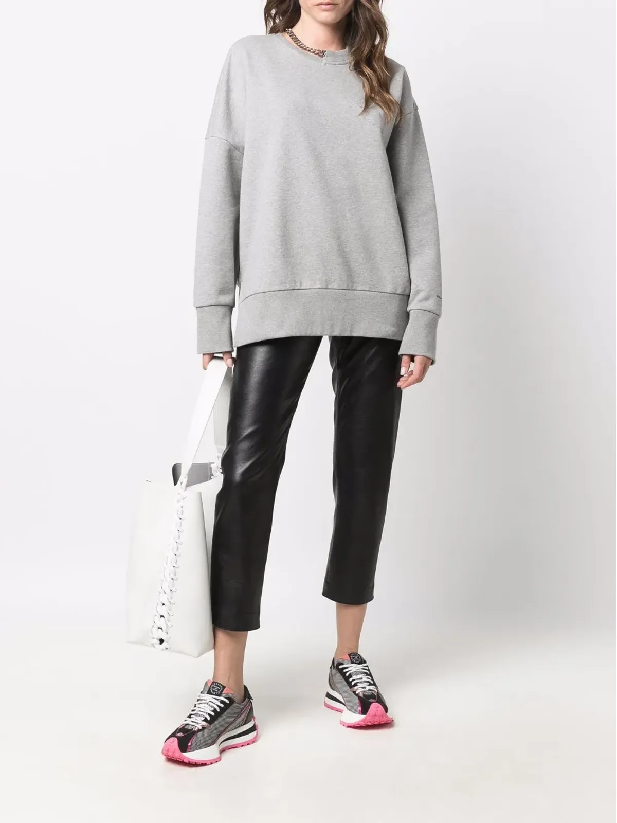 Stella McCartney Falabellaチェーン装飾スウェット - 画像2