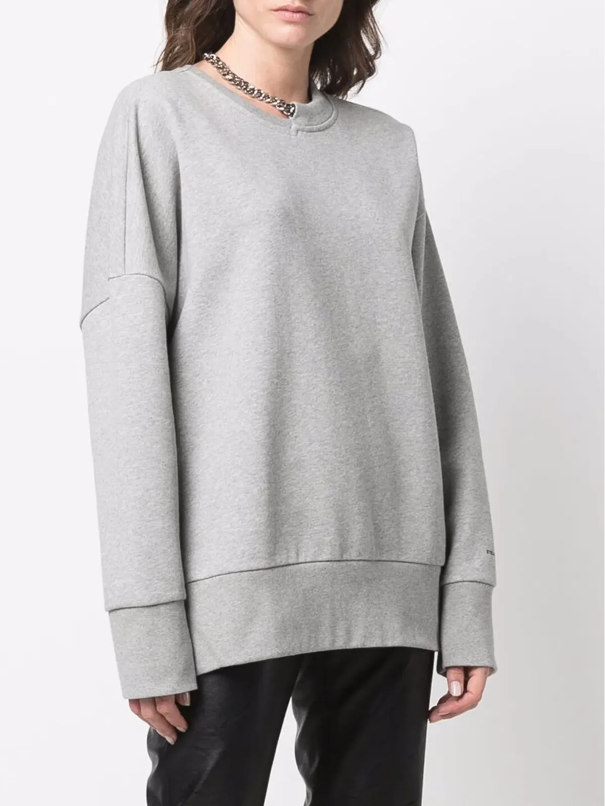 Stella McCartney Falabellaチェーン装飾スウェット - 画像3