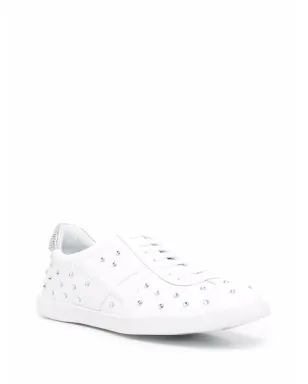 Aquazzura クリスタル装飾スニーカー - White - サムネイル2