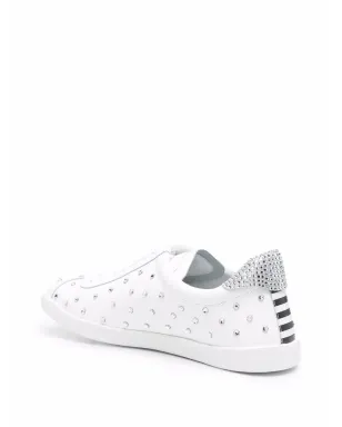 Aquazzura クリスタル装飾スニーカー - White - サムネイル3