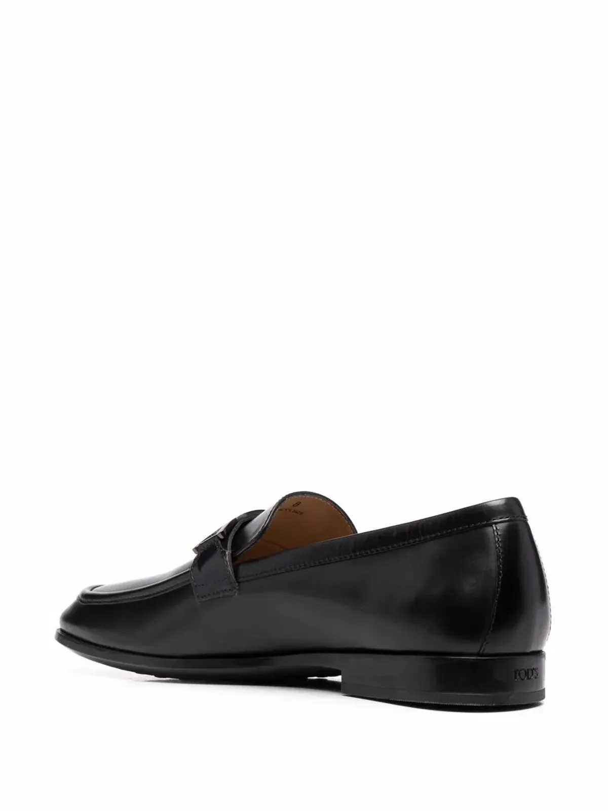 Tod's ロゴプレート レザー ローファー - 画像3