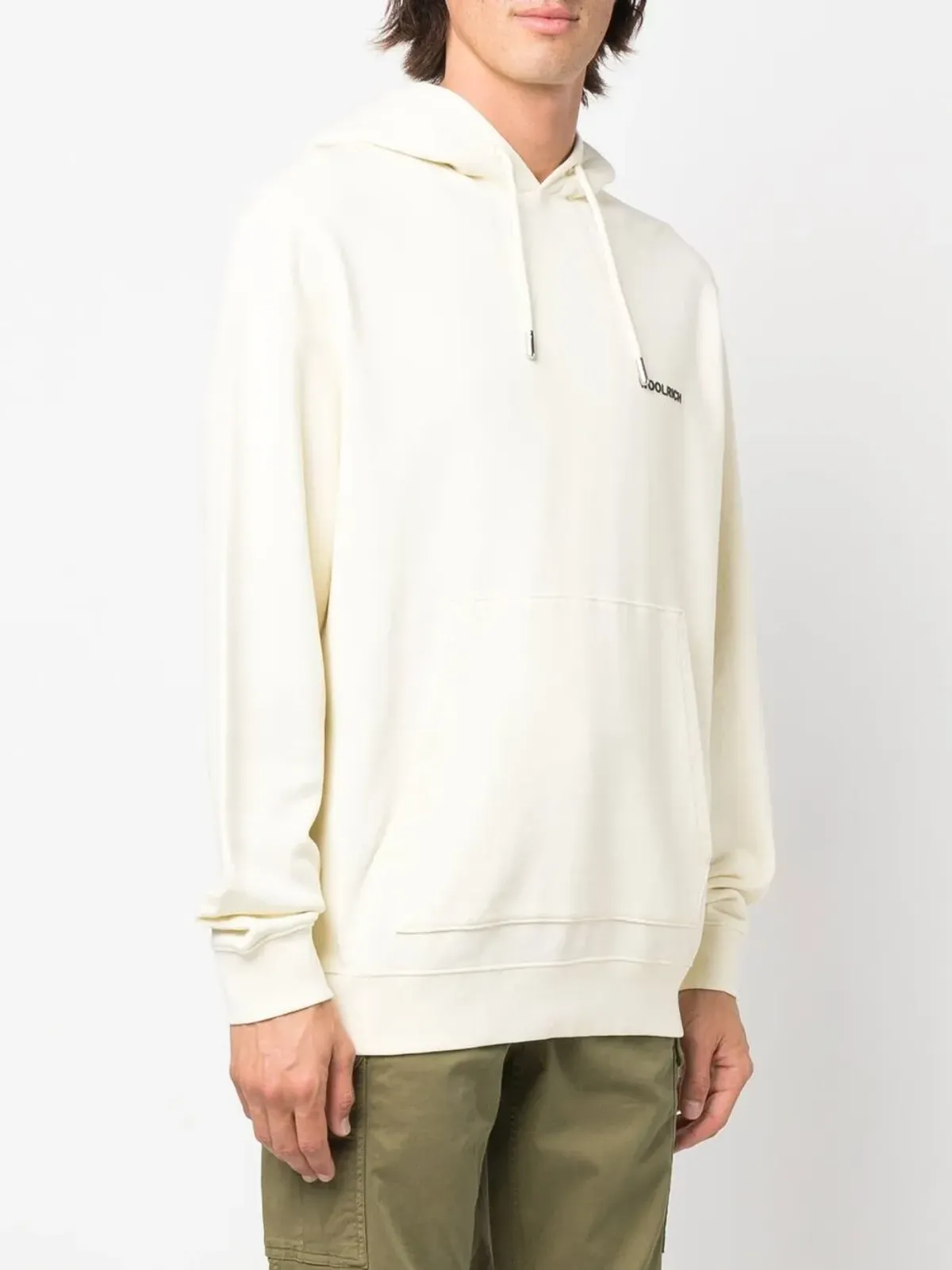 Woolrich グラフィックプリント長袖フーディ - 画像4