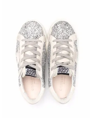 Golden Goose Kids グリッター レースアップ トレーナー - サムネイル3