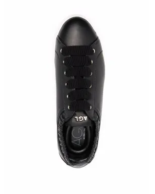 AGL elasticated-opening sneakers - Black - サムネイル4