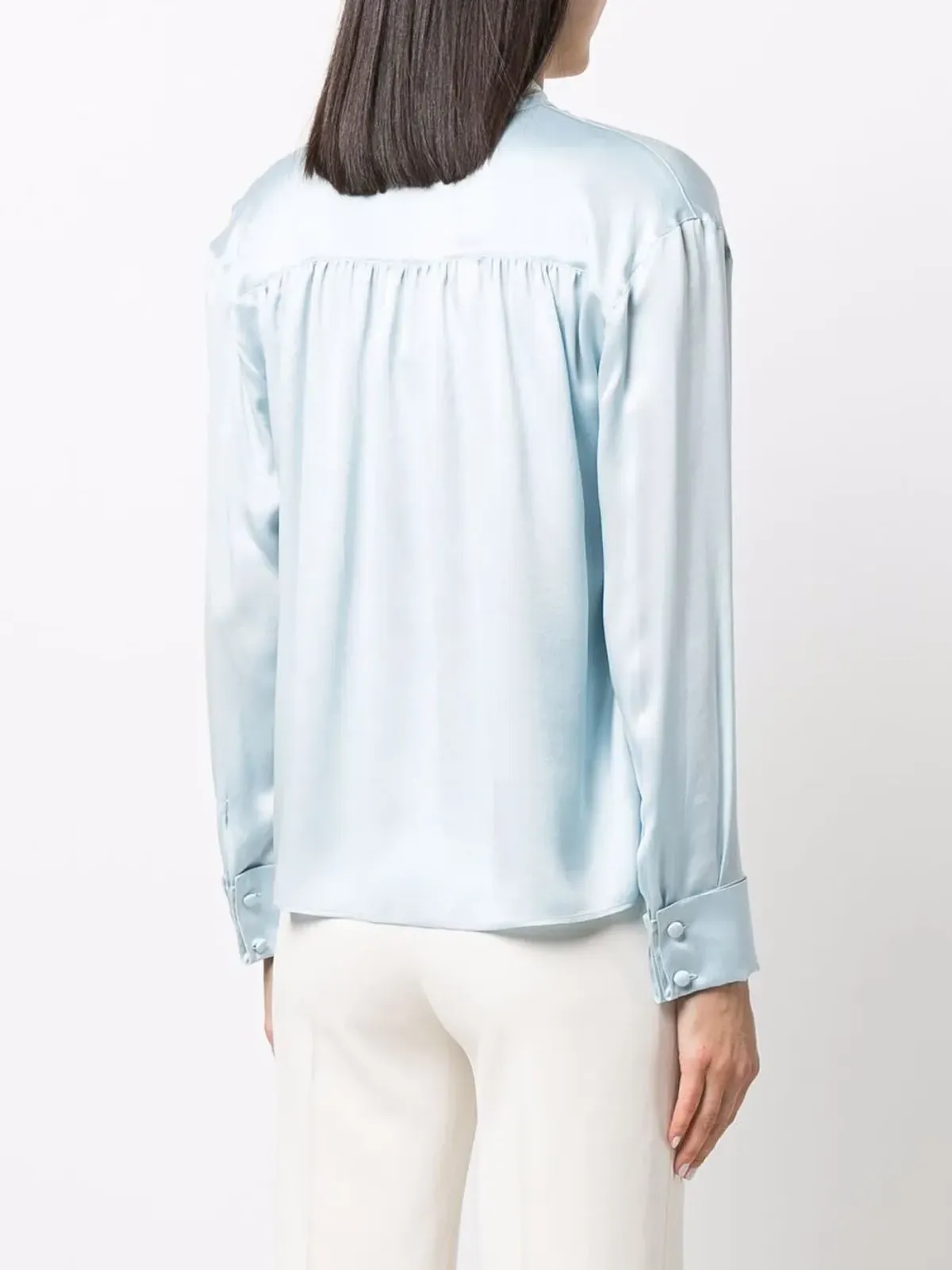 Lanvin リボン留めシルクブラウス - 画像4