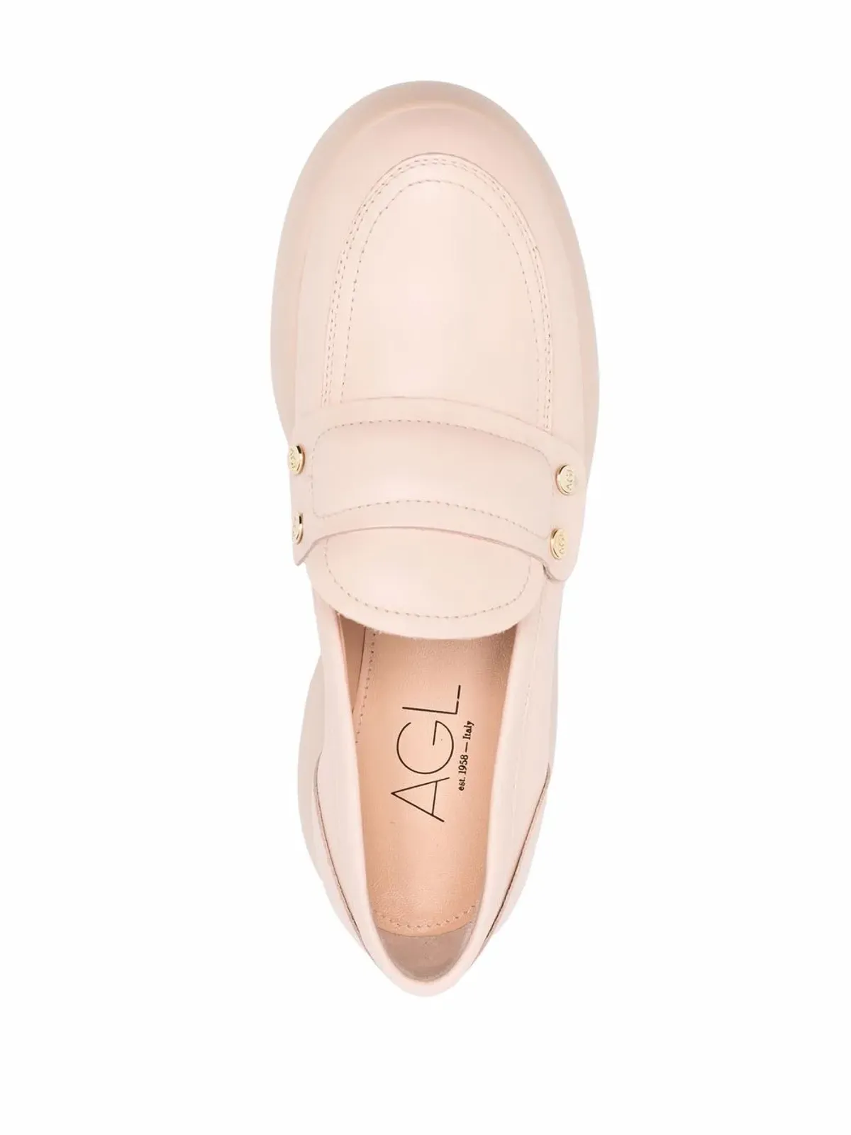 AGL Puffy Moc moccasins - Pink - 画像4