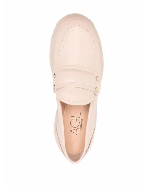 AGL Puffy Moc moccasins - Pink - サムネイル4