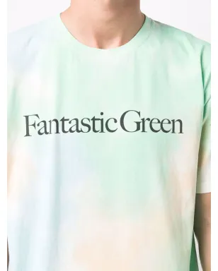 MSGM ファンタスティック グリーン タイダイ Tシャツ - サムネイル5