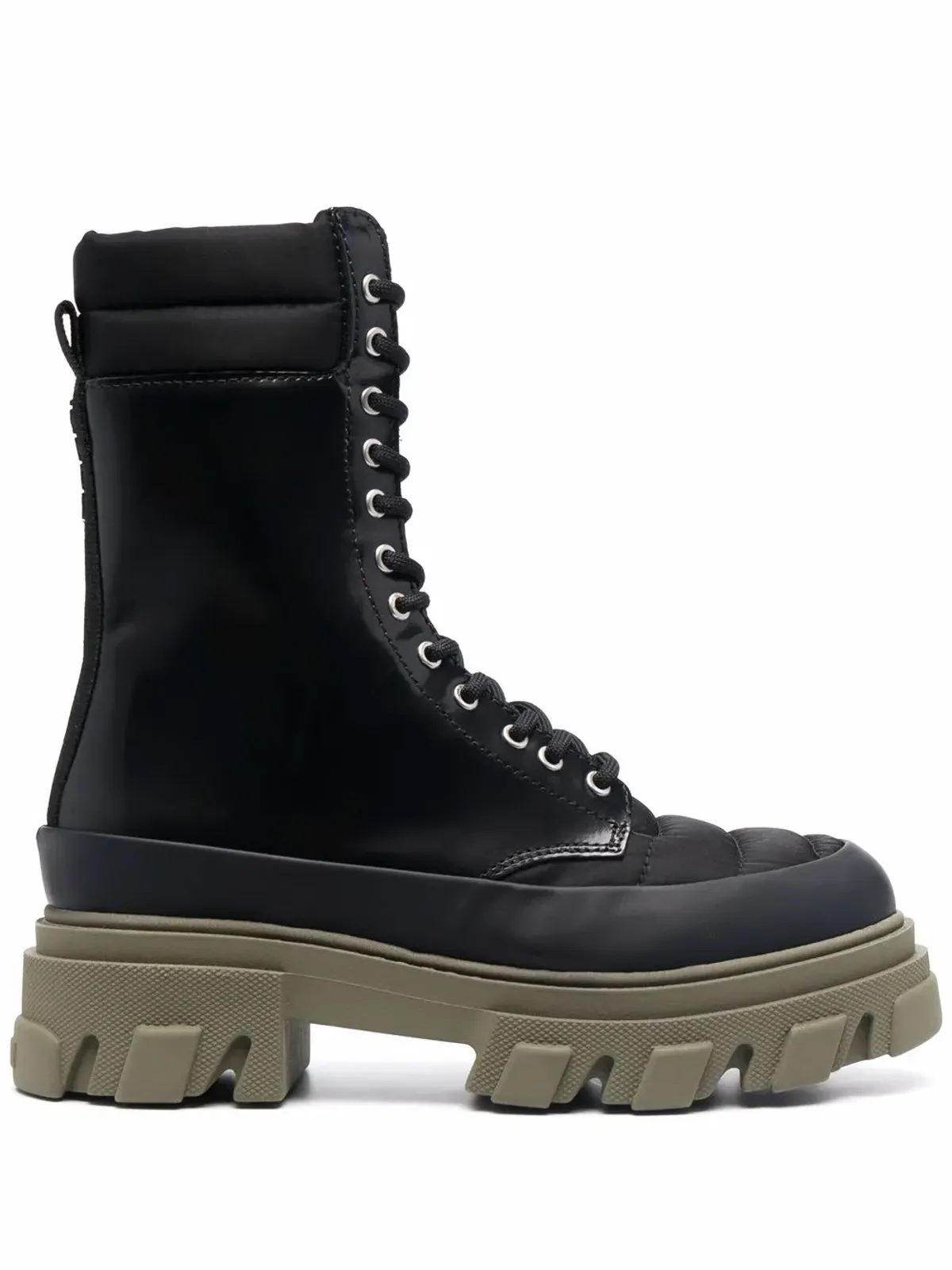 GANNI lace-up boots - Black - 画像1