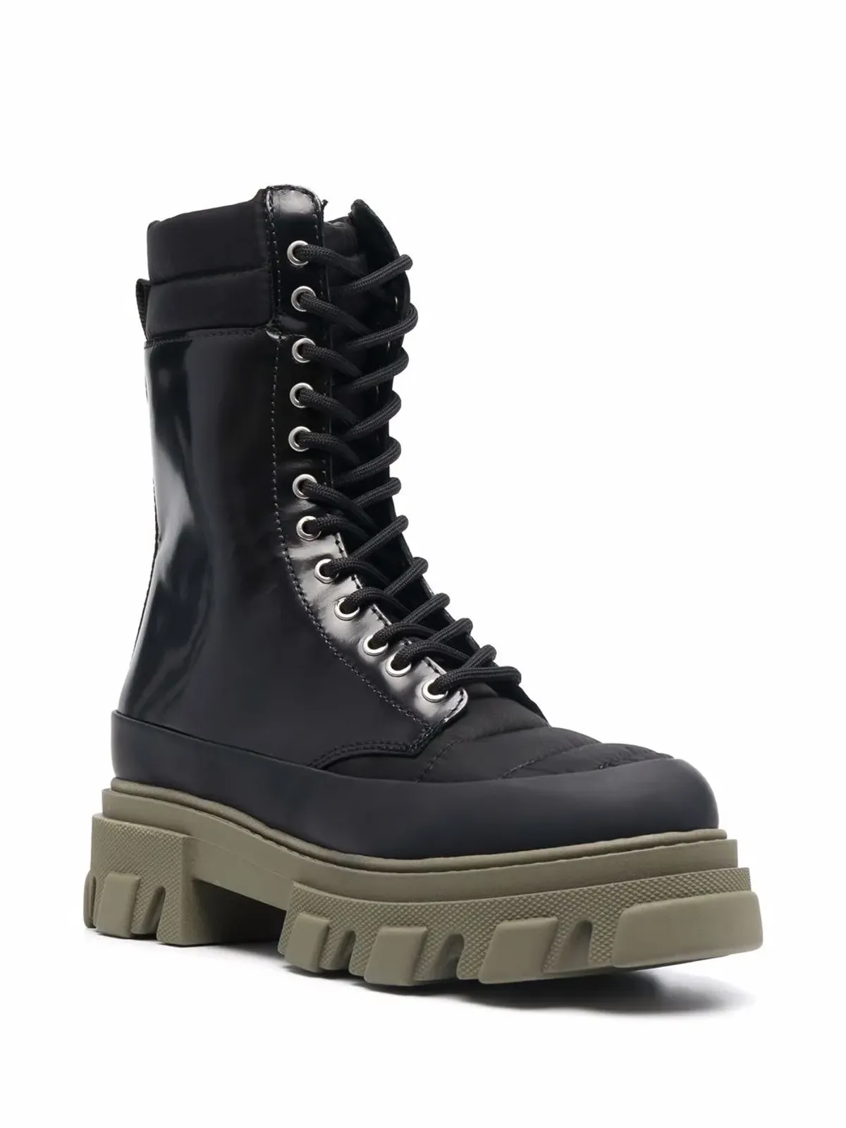 GANNI lace-up boots - Black - 画像2
