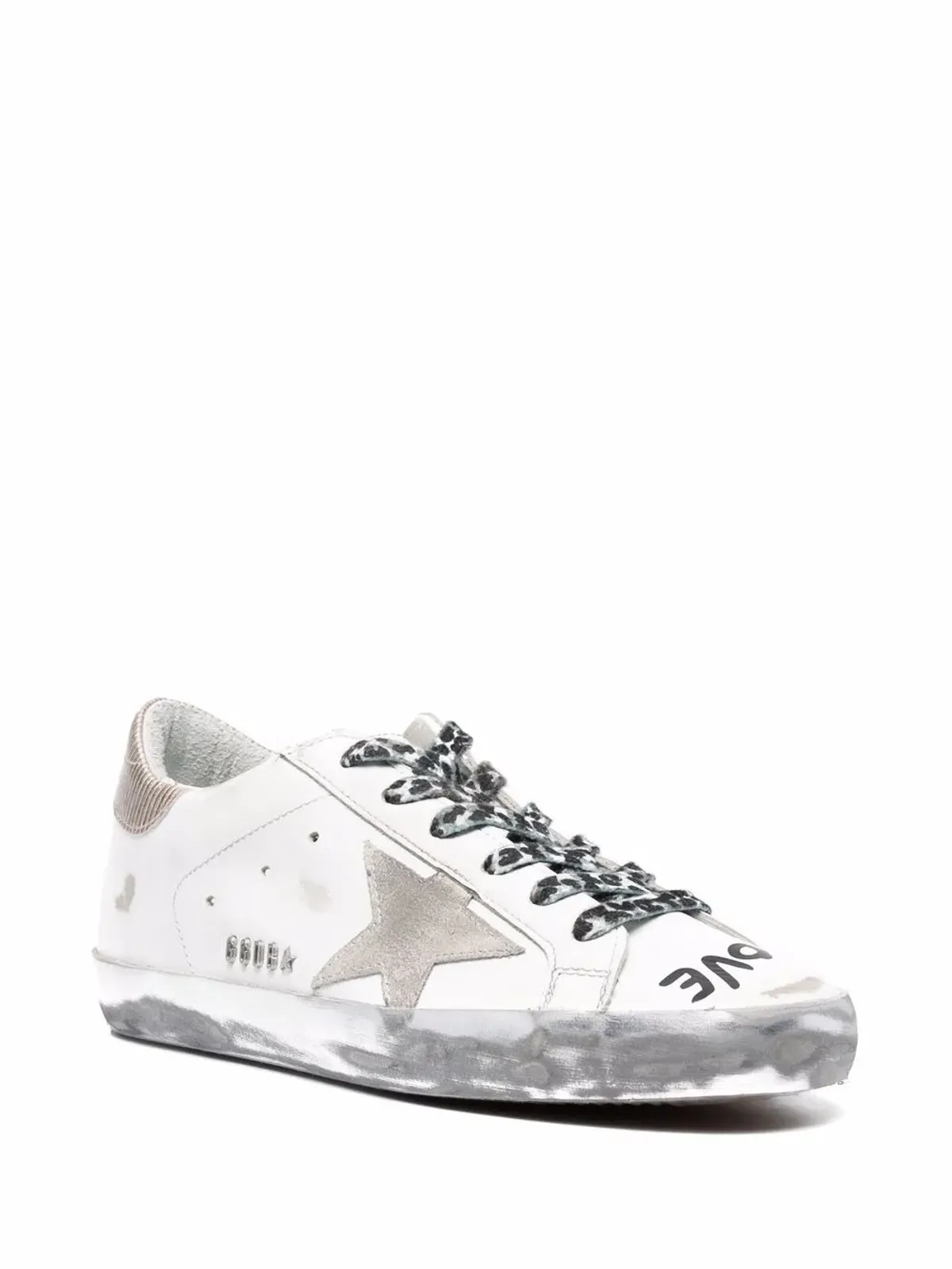 Golden Goose スーパースター・ラブプリント スニーカー - ホワイト - 画像2