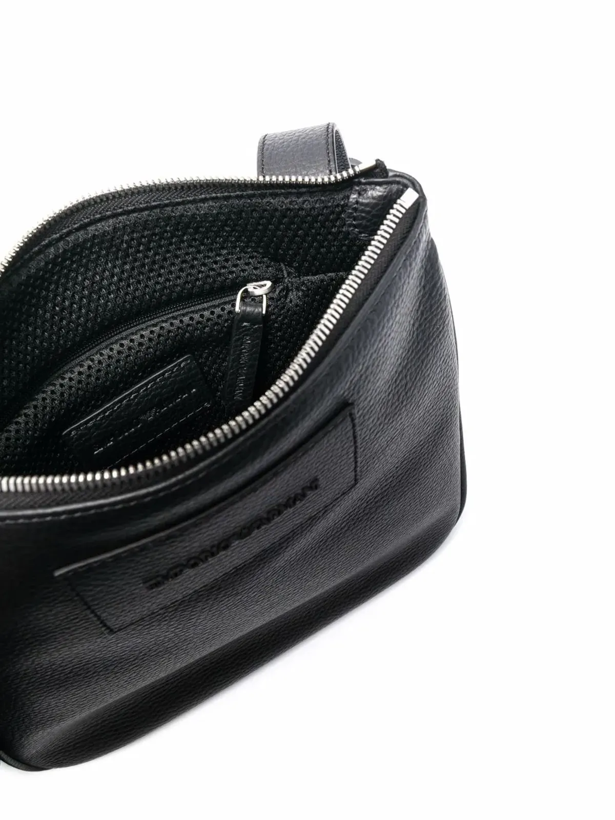Emporio Armani ロゴエンボス メッセンジャーバッグ - 画像5