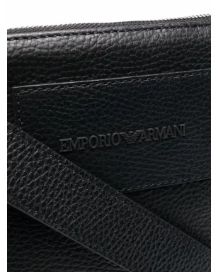 Emporio Armani ロゴエンボス メッセンジャーバッグ - サムネイル4