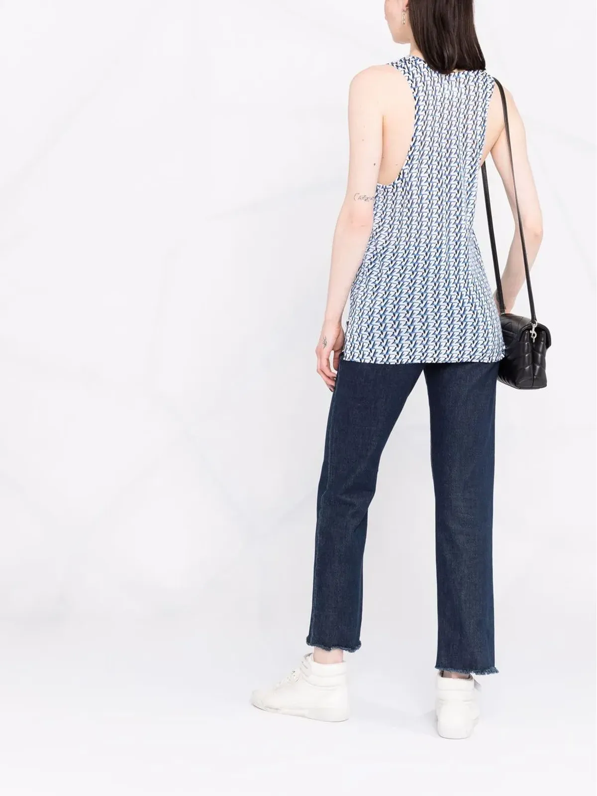 Zadig&Voltaire Leeモノグラムプリント タンクトップ - ブルー - 画像4