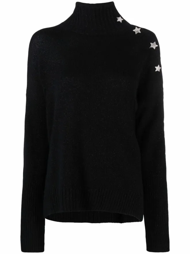Zadig&Voltaire Zadig&Voltaire アルマ・スター チャーム ハイネック ジャンパーの商品画像