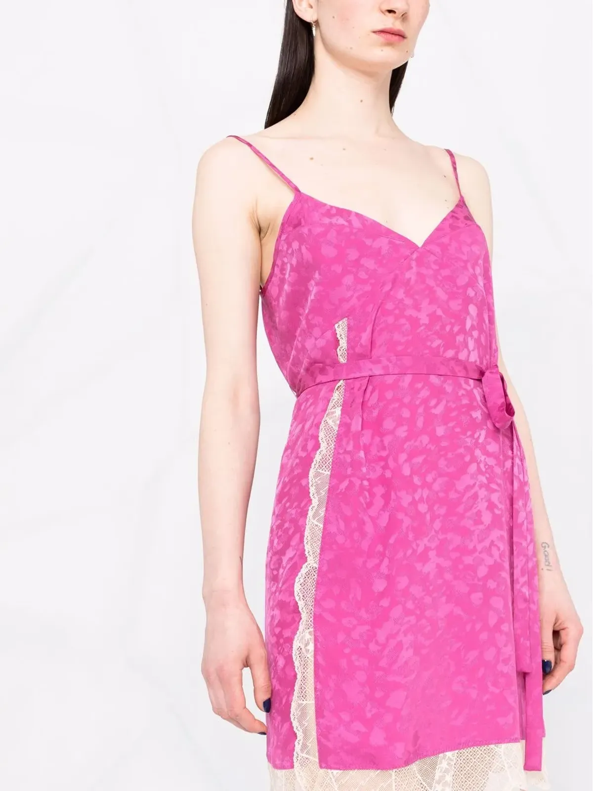 Zadig&Voltaire Reglisse silk dress - Pink - 画像3