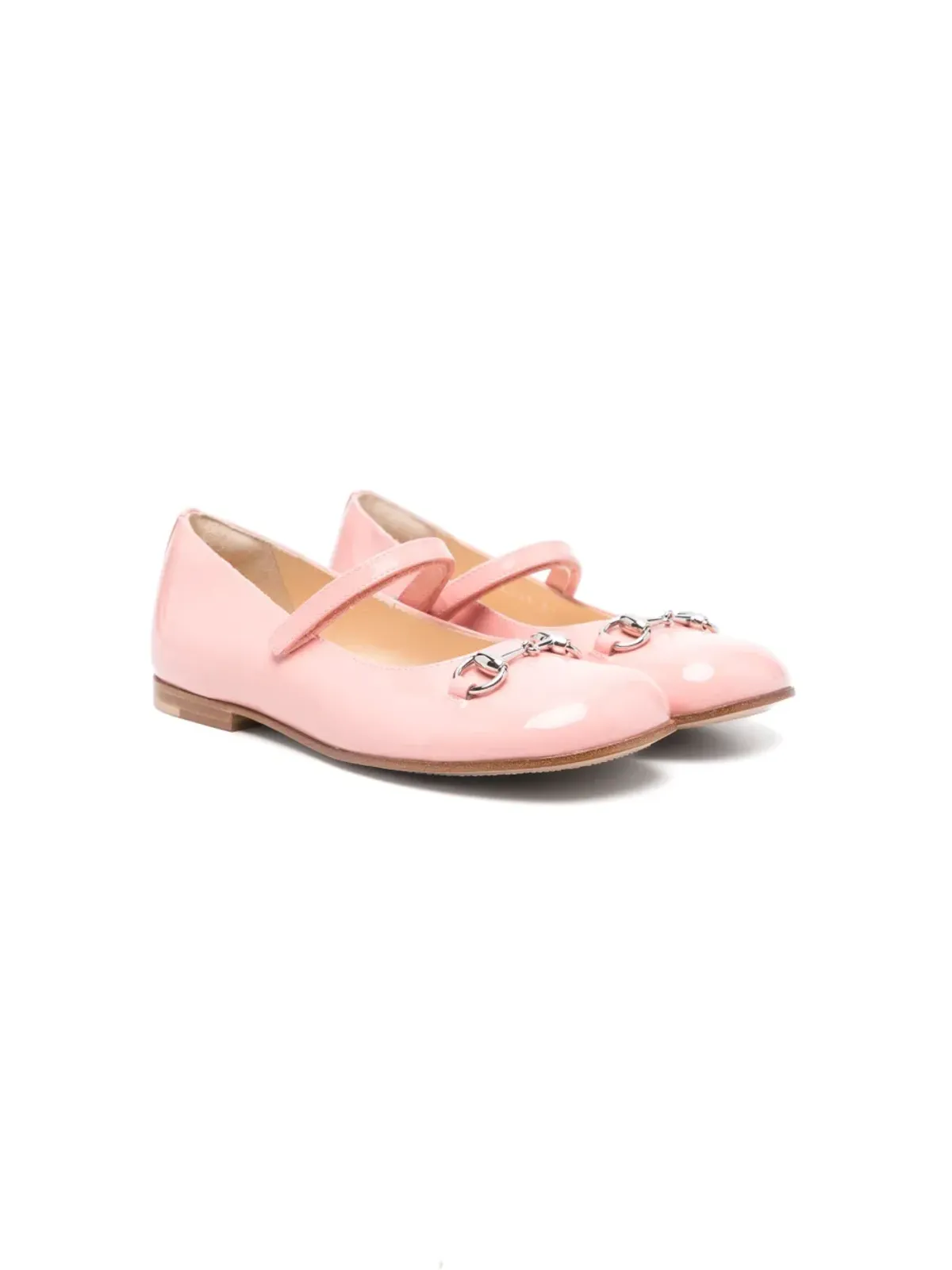 Gucci Kids ホースビットディテール バレエフラット - 画像1