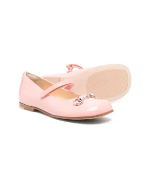 Gucci Kids ホースビットディテール バレエフラット - サムネイル2