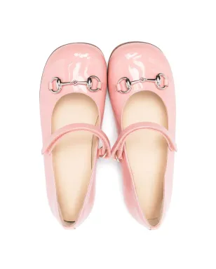 Gucci Kids ホースビットディテール バレエフラット - サムネイル3
