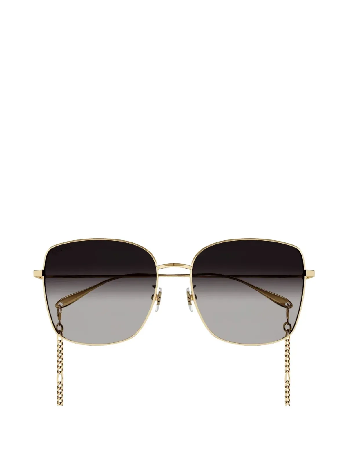 Gucci Eyewear オーバーサイズフレーム グラデーションレンズ サングラス - 画像1