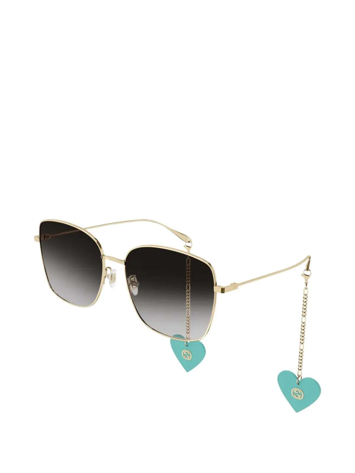 Gucci Eyewear オーバーサイズフレーム グラデーションレンズ サングラス - 画像2