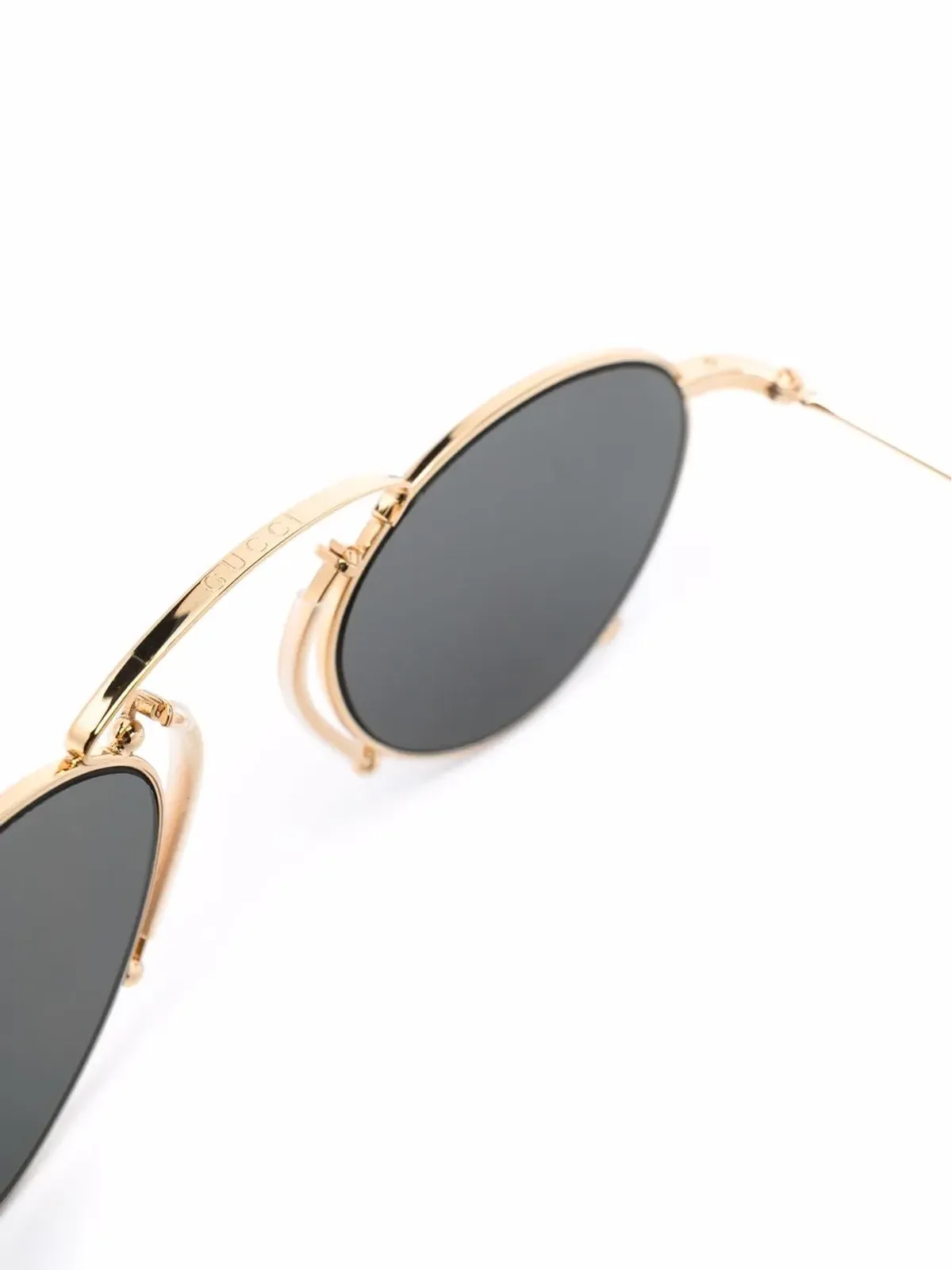 Gucci Eyewear 丸型フレームのサングラス - 画像3