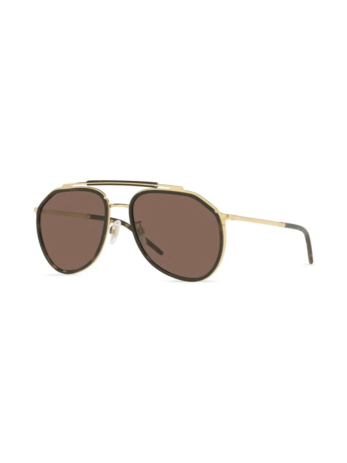 Dolce & Gabbana Eyewear DG2277 パイロットフレーム サングラス - ゴールド - 画像2