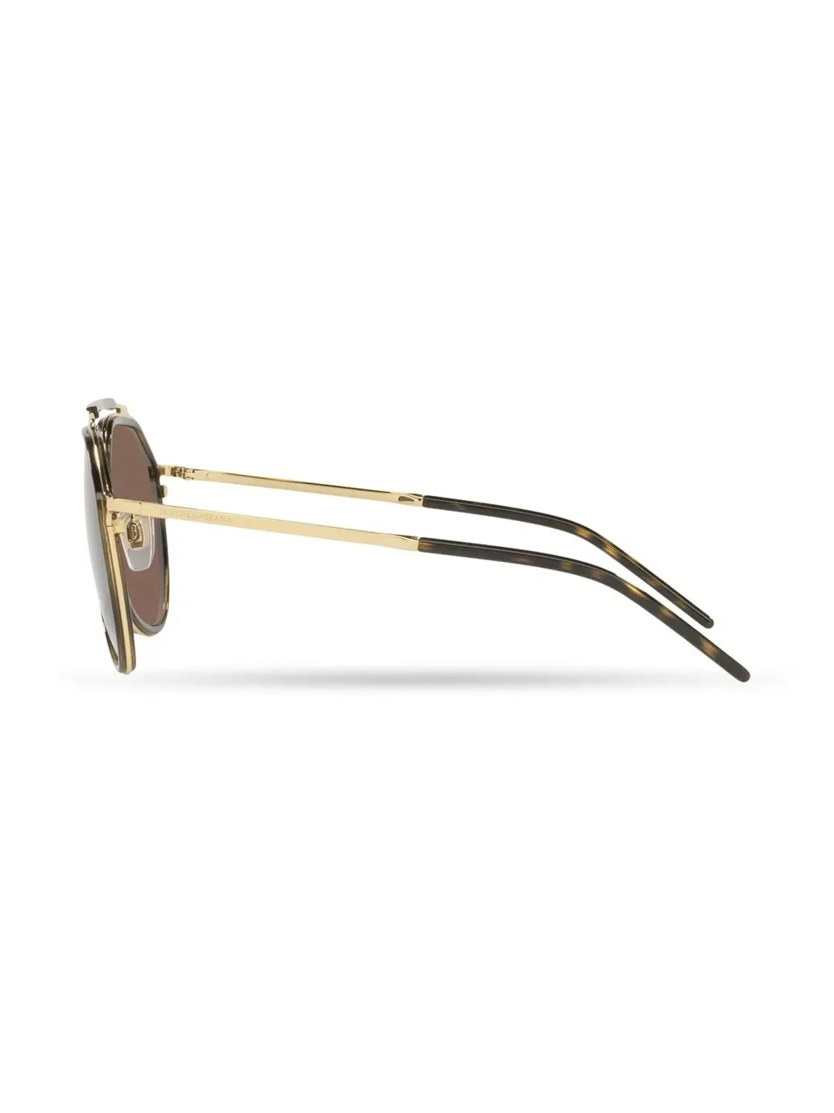 Dolce & Gabbana Eyewear DG2277 パイロットフレーム サングラス - ゴールド - 画像4