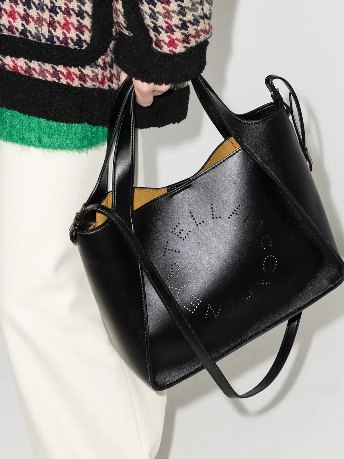 Stella McCartney Stella Logo フェイクレザー トートバッグ - 画像2