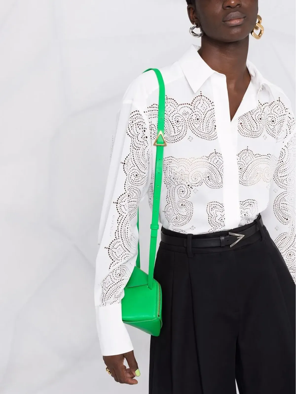Givenchy 透かし柄の長袖シャツ - 画像5