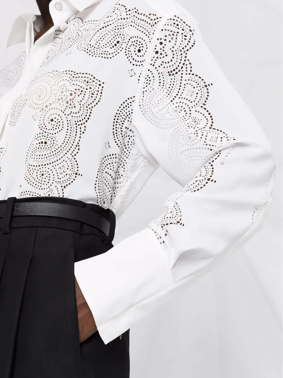 Givenchy 透かし柄の長袖シャツ - 画像3