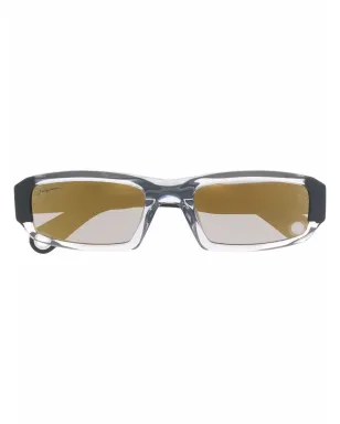 Jacquemus Saltu rectangle-frame 長方形フレーム サングラス - サムネイル1