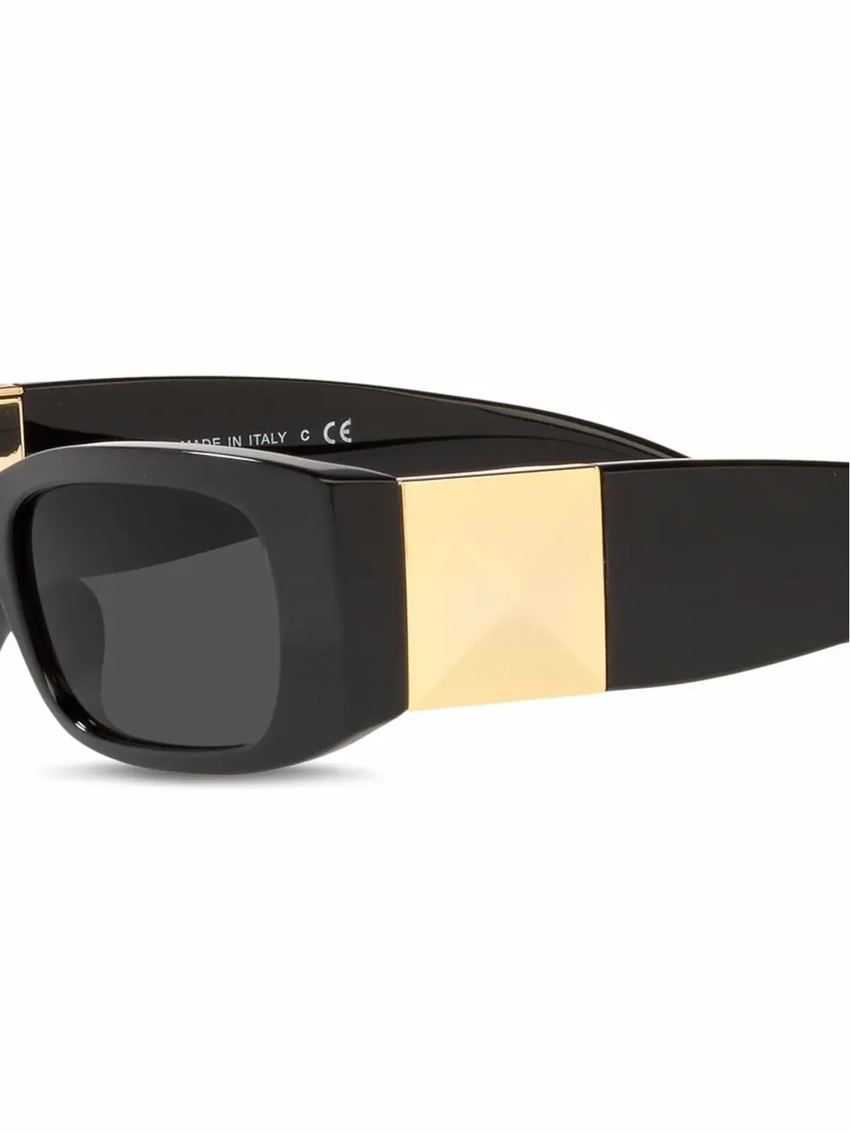 VALENTINO GARAVANI EYEWEAR ローマンスタッド スクエアフレーム サングラス - 画像3
