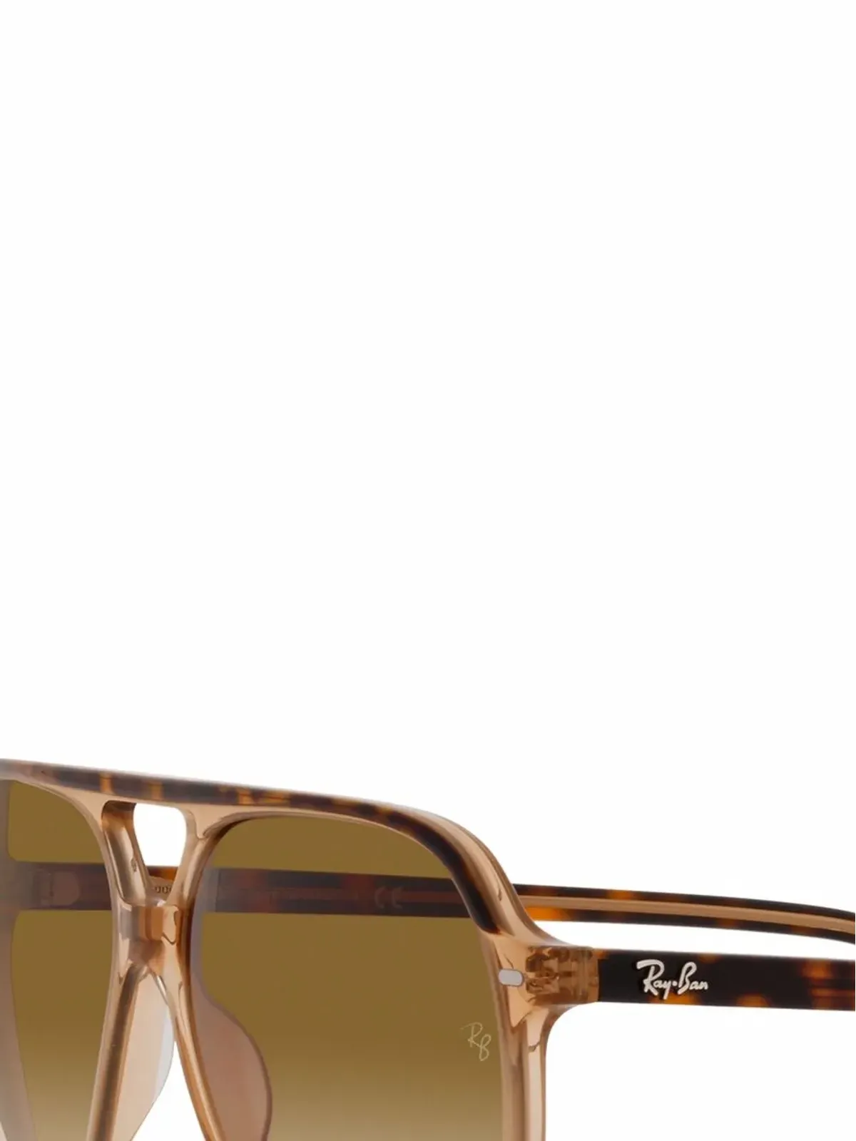 Ray-Ban ビル スクエアフレーム アビエータ サングラス - 画像3