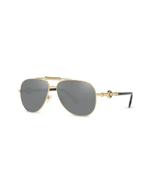 Versace Eyewear VE2236 パイロットフレームサングラス - ゴールド - サムネイル2