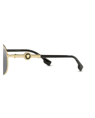 Versace Eyewear VE2236 パイロットフレームサングラス - ゴールド - サムネイル3