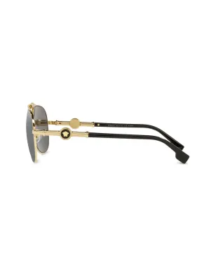 Versace Eyewear VE2236 パイロットフレームサングラス - ゴールド - サムネイル4
