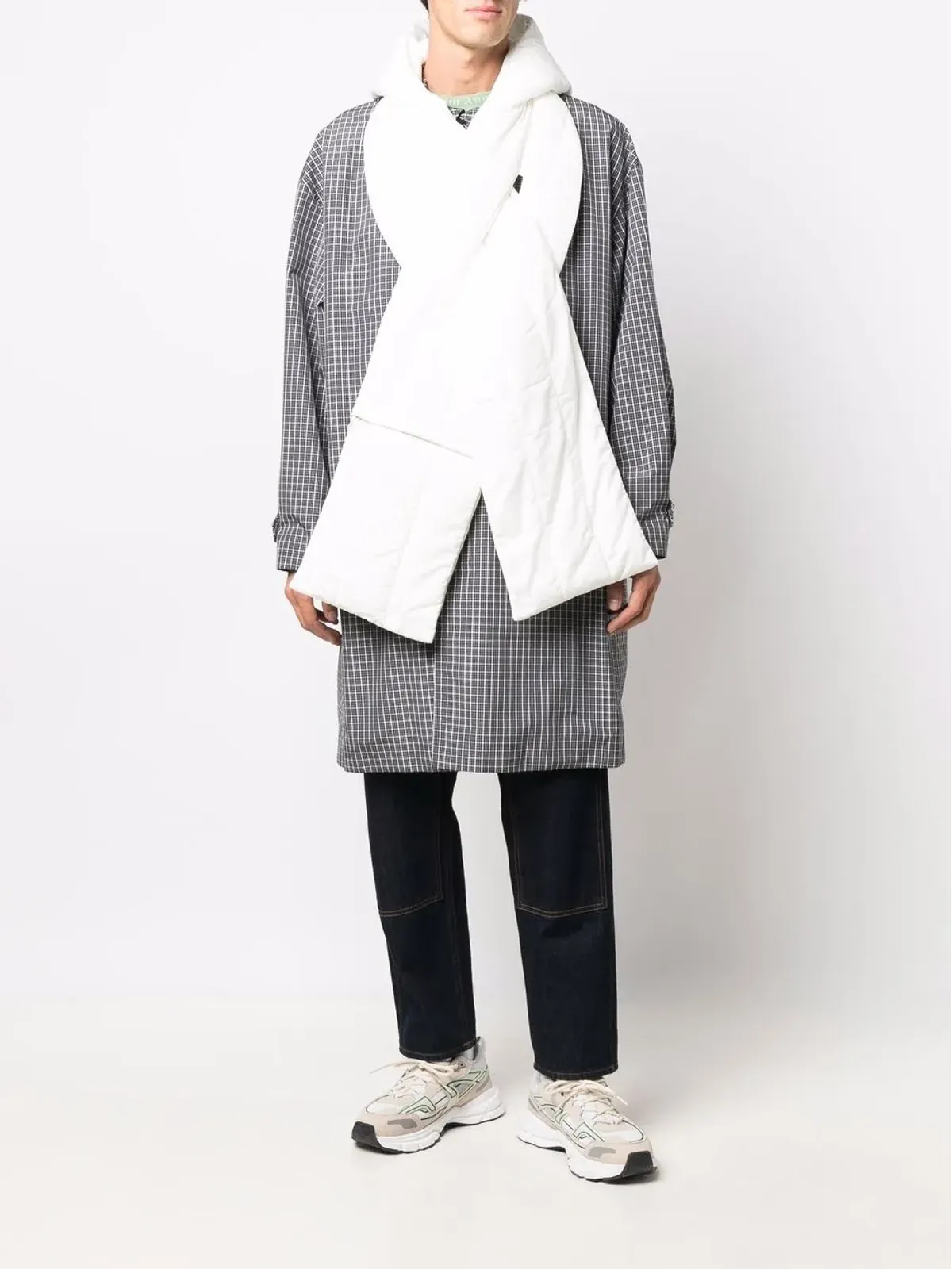 Off-White パディッドエフェクト スカーフ - 画像2