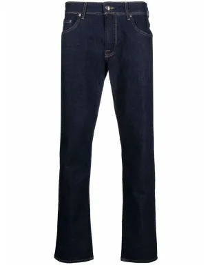 Hackett ミッドライズ・スリムフィットジーンズ ブルー - サムネイル1