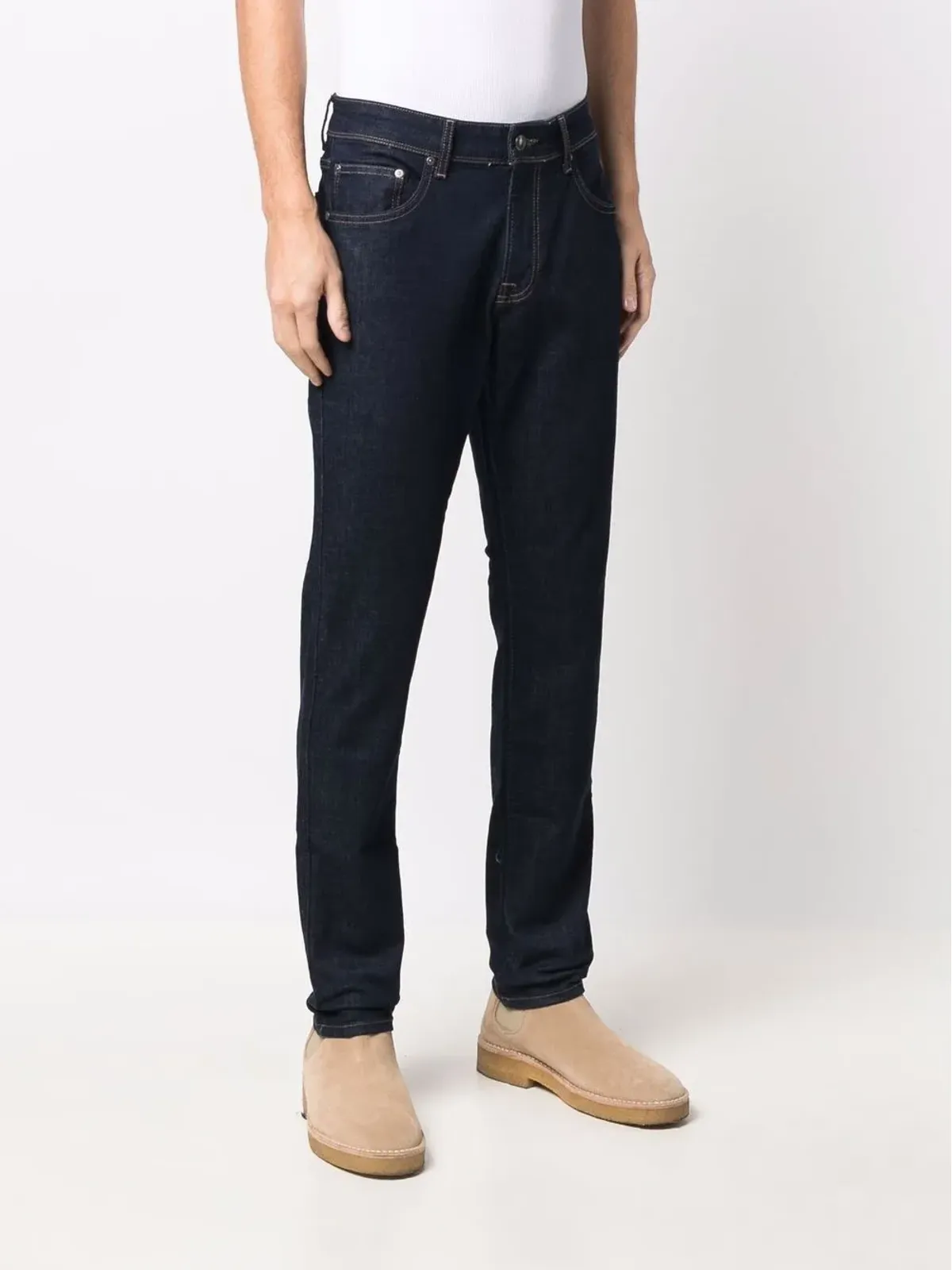 Hackett ミッドライズ・スリムフィットジーンズ ブルー - 画像3