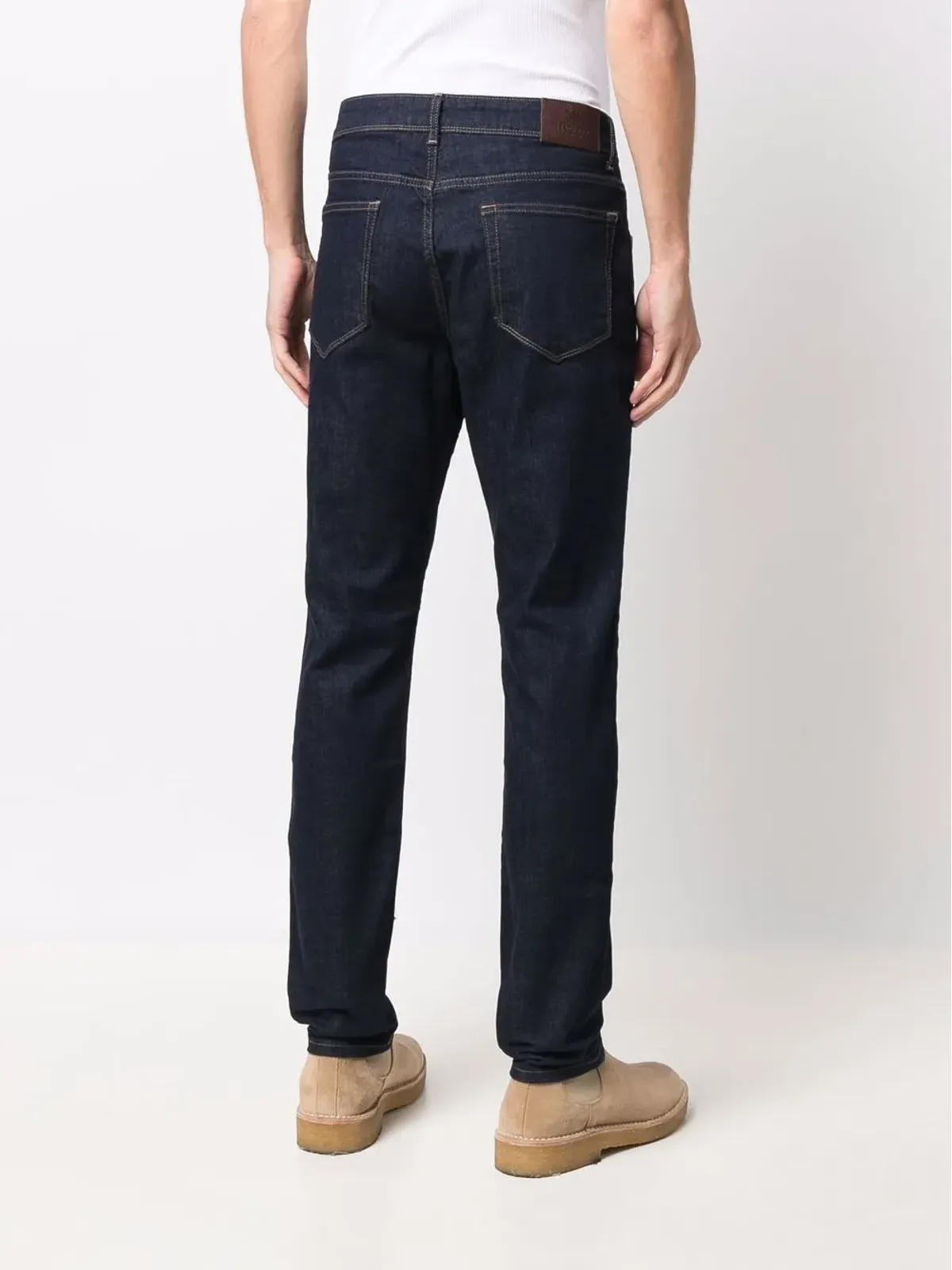 Hackett ミッドライズ・スリムフィットジーンズ ブルー - 画像4
