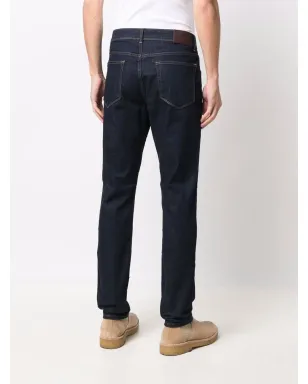 Hackett ミッドライズ・スリムフィットジーンズ ブルー - サムネイル4