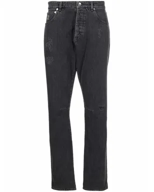 Brunello Cucinelli ダークウォッシュ・ストレートジーンズ（グレー） - サムネイル1
