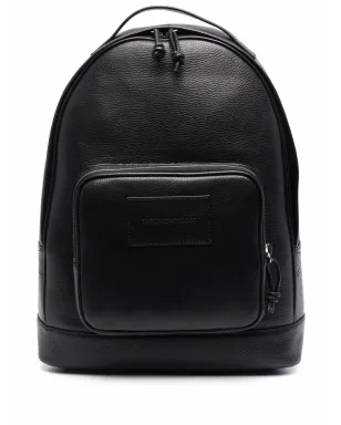 Emporio Armani ジップアップレザーバックパック - サムネイル1
