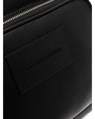 Emporio Armani ジップアップレザーバックパック - サムネイル4