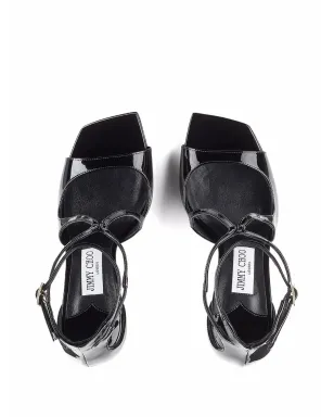 Jimmy Choo Azia ヒールサンダル - Black - サムネイル3