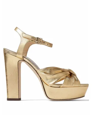 Jimmy Choo ヘロイス メタリックエフェクト サンダル - サムネイル1