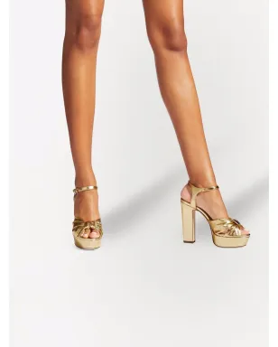 Jimmy Choo ヘロイス メタリックエフェクト サンダル - サムネイル4