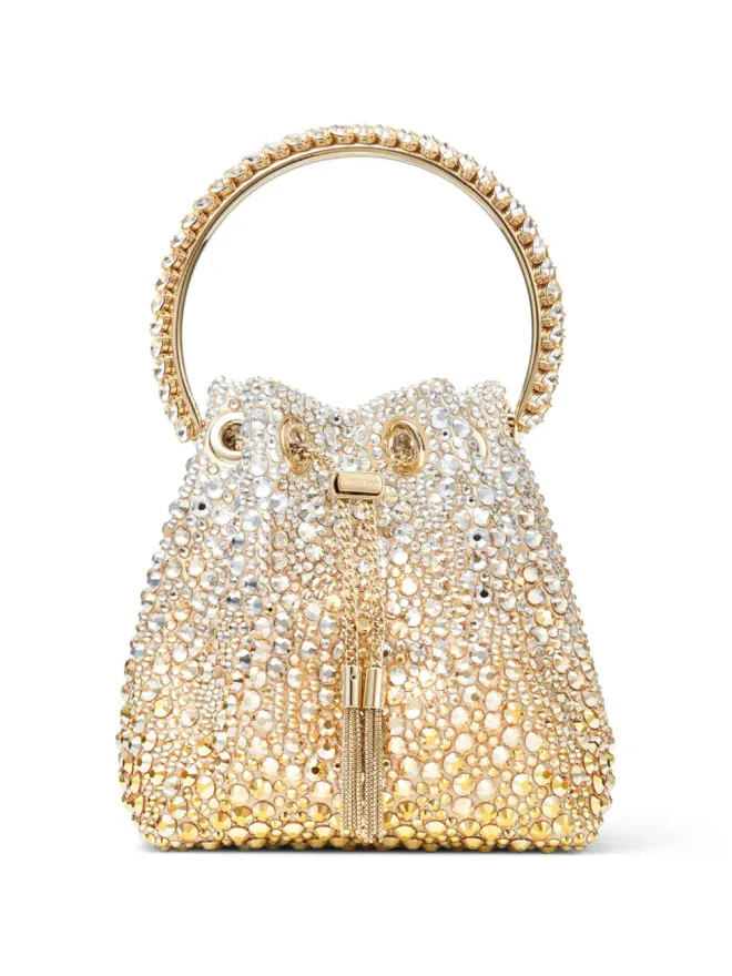 Jimmy Choo Jimmy Choo ボンボン クリスタル装飾 バケットバッグの商品画像