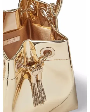 Jimmy Choo ボンボン メタリック バケットバッグ - サムネイル5